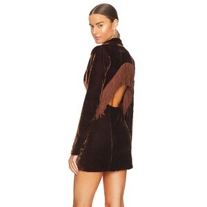 REVOLVE Oriley Blazer Dress in Chocolate Brown